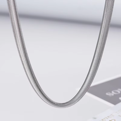 SNAKE CHAIN - SILVER & GOLDEN